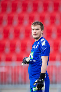 Hudiksvalls målvakt Simon Elgh