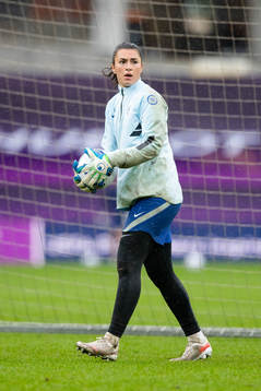 Goalkeeper Zecira Musovic of Chelsea
