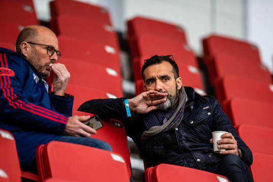 Helsingborgs styrelsemedlemmar Stavros Papadopoulos (t.h)