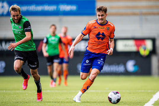 Joshua Paul Robson of Bryne and Sigurd Hauso Haugen of