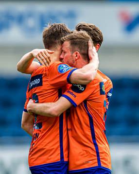 Sigurd Hauso Haugen of Aalesund celebrates