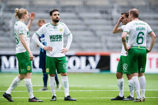 Hammarbys Gustav Ludwigson, Abdul Khalili, Jeppe Andersen