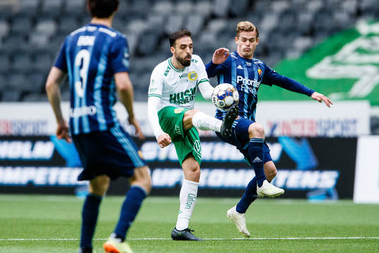Hammarbys Abdul Khalili och Djurgårdens Hampus Finndell