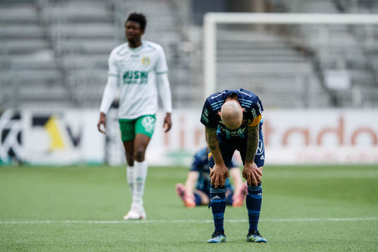 Djurgårdens Magnus Eriksson deppar