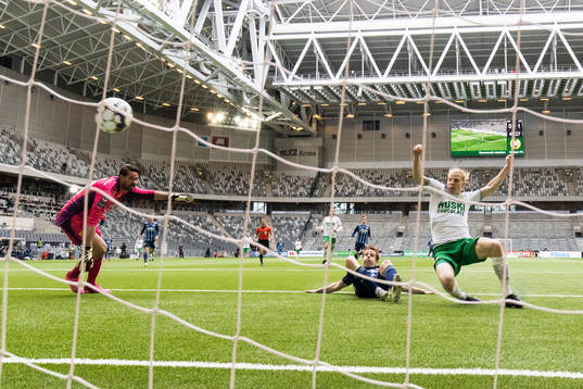 Hammarbys Gustav Ludwigson kvitterar för Hammarbys till