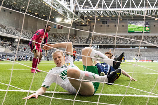 Hammarbys Gustav Ludwigson kvitterar för Hammarbys till