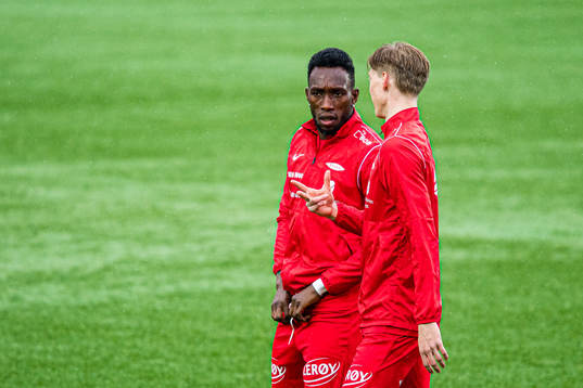 Karamoko Daouda Bamba and Ole Martin Lekven Kolskogen of