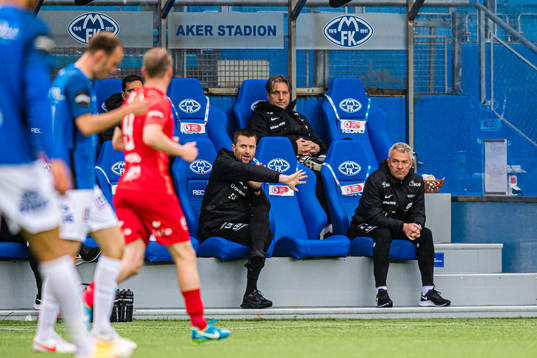 Eirik Horneland, assistant coach of Brann, and Kåre