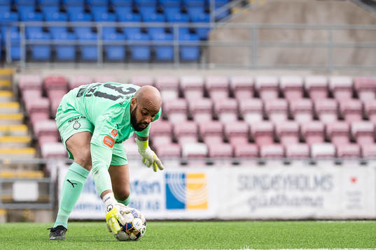 AFC Eskilstunas målvakt Joshua Wicks
