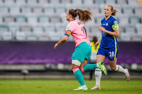 Alexia Putellas of Barcelona celebrates