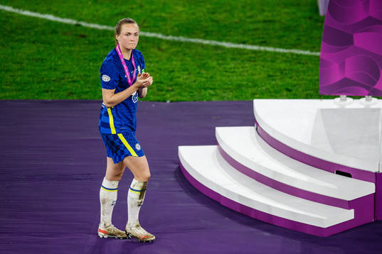 Magdalena Eriksson looks dejected