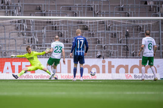 Hammarbys målvakt David Ousted