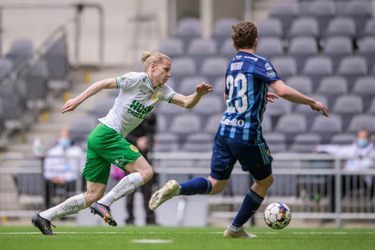 Hammarbys Gustav Ludwigson och Djurgårdens Aslak Witry