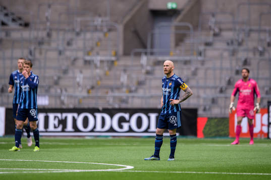 Djurgårdens Magnus Eriksson deppar