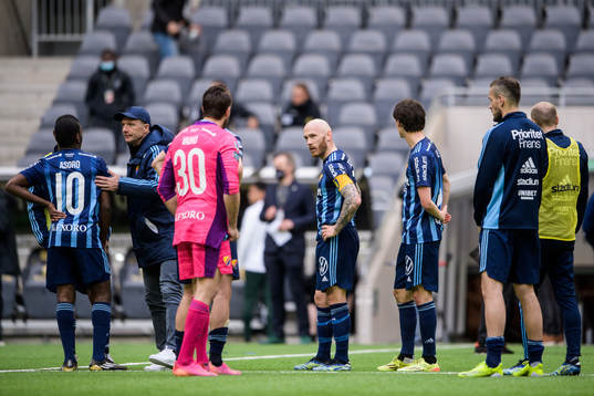 Djurgårdens Magnus Eriksson deppar