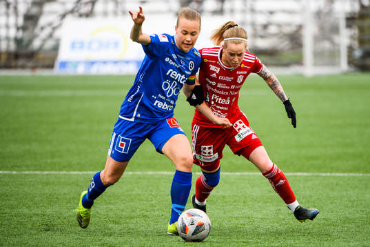 Örebros Frida Abrahamsson och Piteås Cecilia Edlund