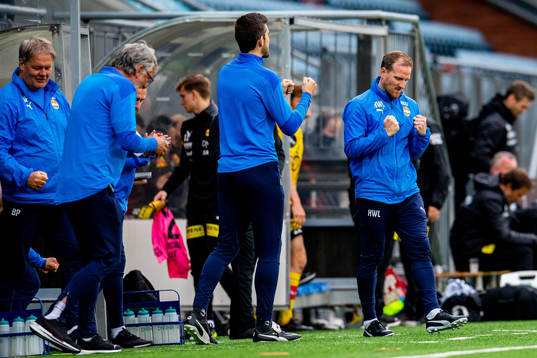 Bjørn Petter Ingebretsen and Håkon Wibe-Lund, head coach