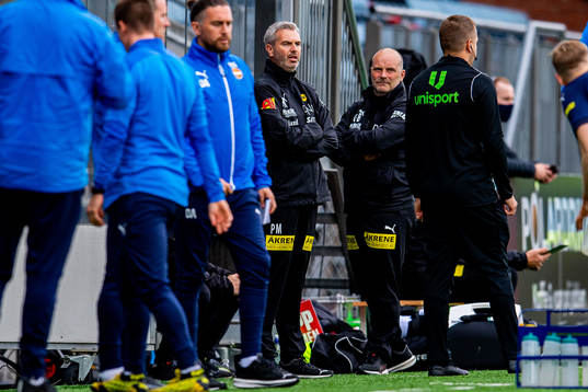 Petter Myhre, assistant coach, and Geir Bakke, head coach