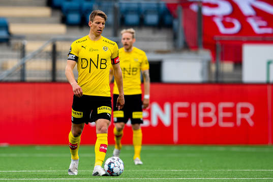 Thomas Lehne Olsen of Lillestrøm looks dejected