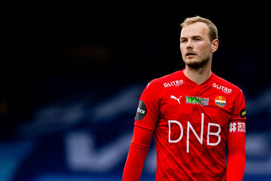 Goalkeeper Viljar Myhra of Strømsgodset