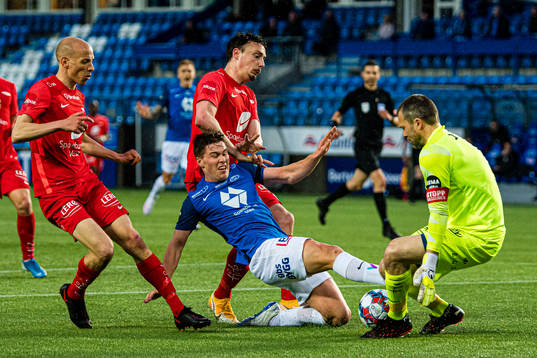 Ruben Kristiansen, Vegard Valgermo Forren of Brann and Emil