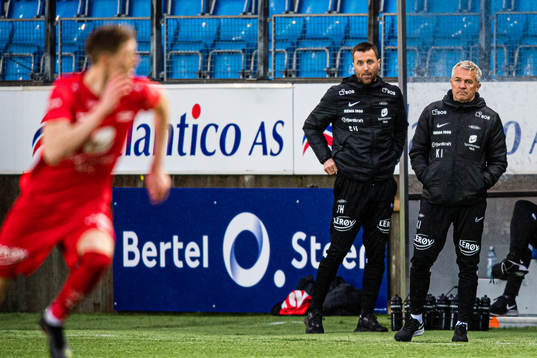 Eirik Horneland, assistant coach of Brann, and Kåre