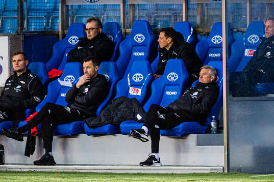 Eirik Horneland, assistant coach of Brann, and Kåre