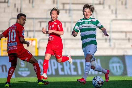 Värnamos Erick Brendon och Västerås Filip Almström