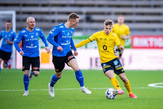 Halmstads Andreas Bengtsson och Elfsborgs Jacob Ondrejka