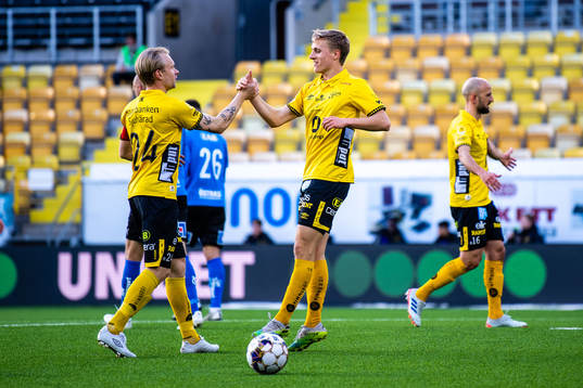 Elfsborgs Jeppe Møldrup Okkels jublar