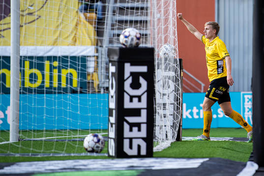 Elfsborgs Jeppe Møldrup Okkels jublar