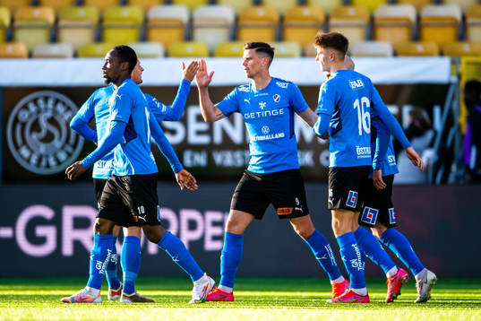 Halmstads Markus Antonsson jublar