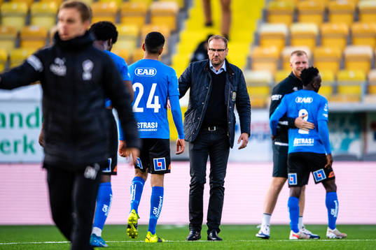 Halmstads tränare Magnus Haglund