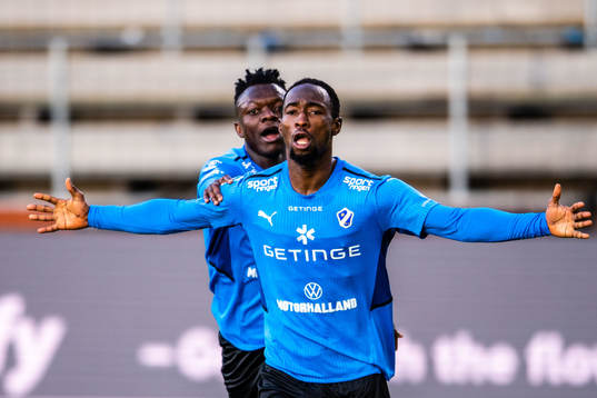 Halmstads Sadat Karim jublar