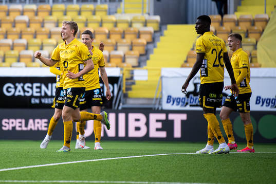 Elfsborgs Jeppe Møldrup Okkels jublar