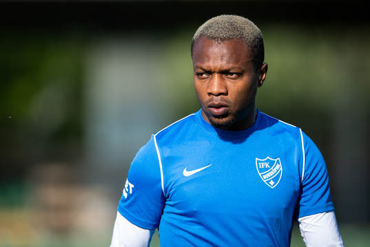 IFK Norrköpings Kevin Álvarez före fotbollsmatchen i