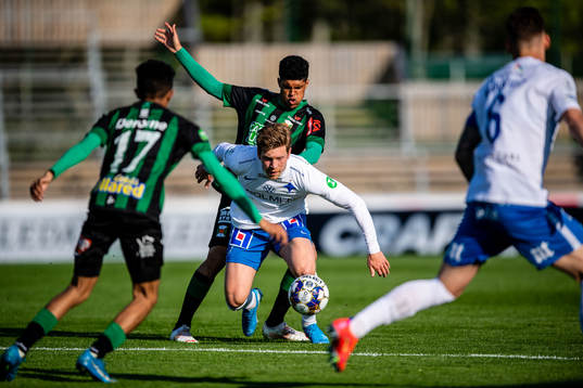 IFK Norrköpings Alexander Fransson och Varbergs Jean