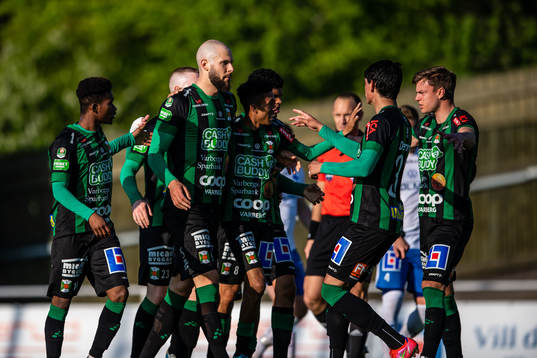 Varbergs Robin Simovic jublar