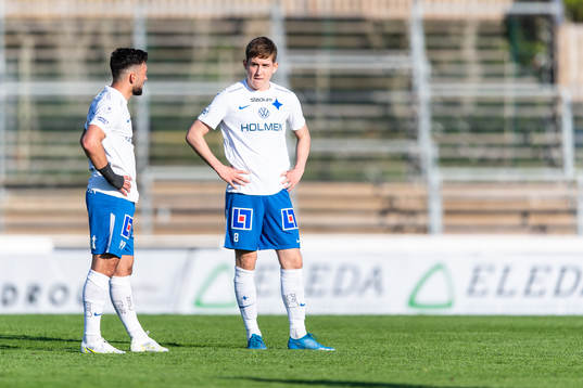 IFK Norrköpings Sead Haksabanovic och Isak Bergmann