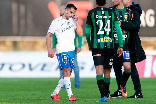 IFK Norrköpings Christopher Telo deppar
