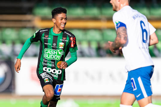 Varbergs Tashreeq Matthews jublar