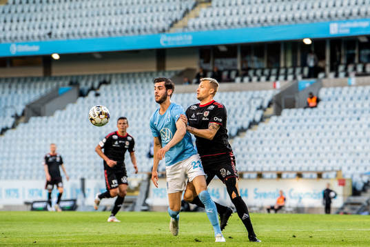 Malmö FFs Adi Nalic och Kalmars Rasmus Sjöstedt