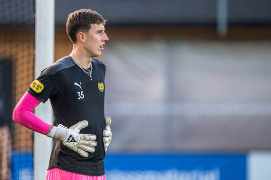 Mjällbys målvakt Samuel Brolin