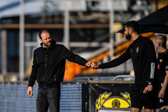Häckens tränare Andreas Alm