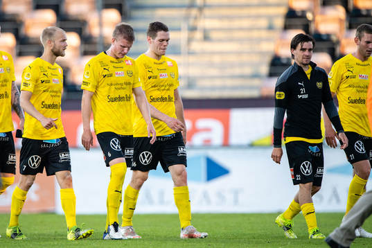 Mjällbys Jacob Bergström, Eric Björkander, Viktor