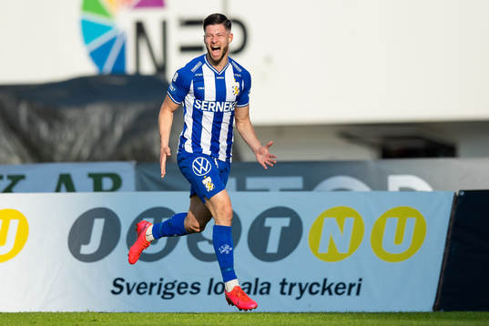 IFK Göteborgs Kevin Yakob jublar