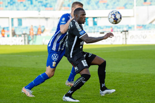 Sirius Christian Kouakou och IFK Göteborgs Jesper Tolinsson