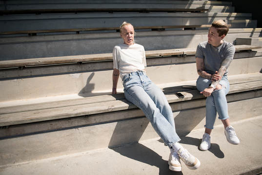 FC Rosengårds Caroline Seger och Therese Sjögran