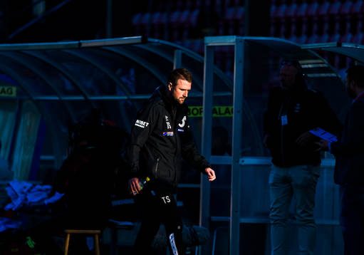 Degerfors tränare Tobias Solberg