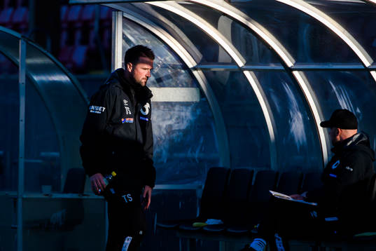 Degerfors tränare Tobias Solberg